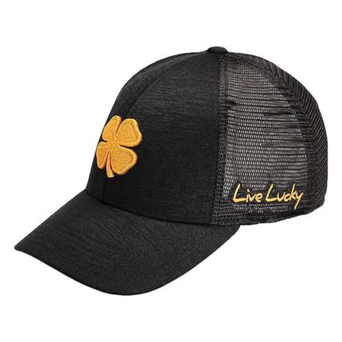 Men's Black Clover Lucky Heather Mesh Golf Flexfit Hat