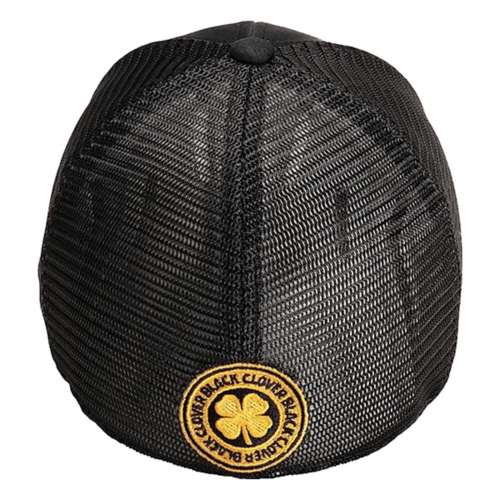 Men's Black Clover Lucky Heather Mesh Golf Flexfit Hat