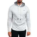 Men's Big & Tall Essentials 3-Stripe Tricot Track Jacket Logo Hoodie