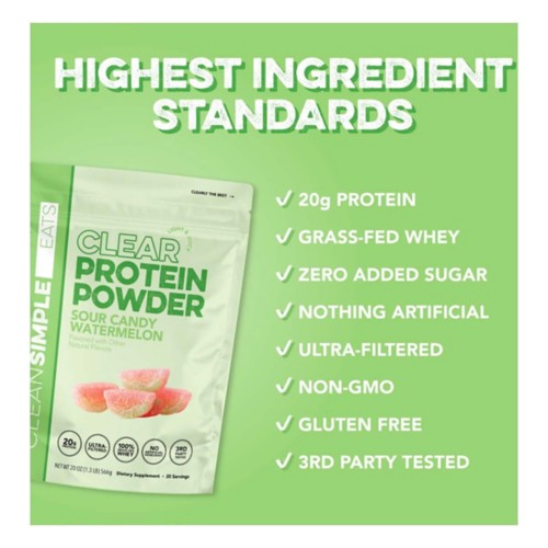 Clean Simple Eats Clear Protein Powder - Primary Image