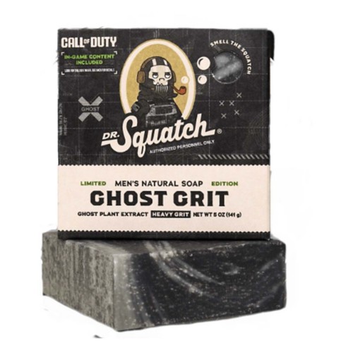 Dr. Squatch Ghost Grit Bar Soap