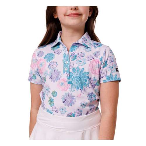 Girls' Waggle Golf Very Golf Knit polo