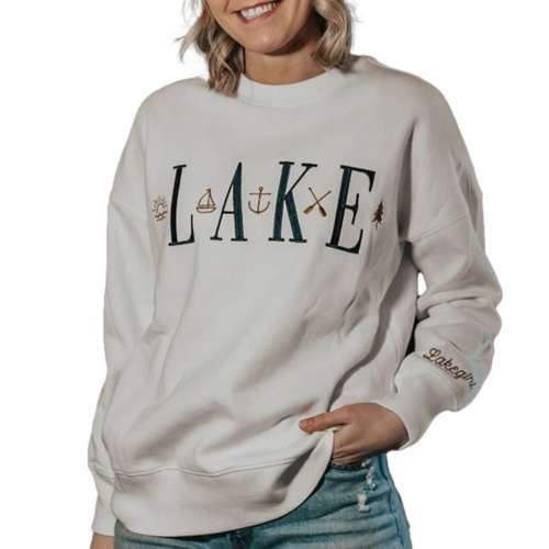 Women's Lakegirl Boyfriend Fleece Crewneck Sweatshirt