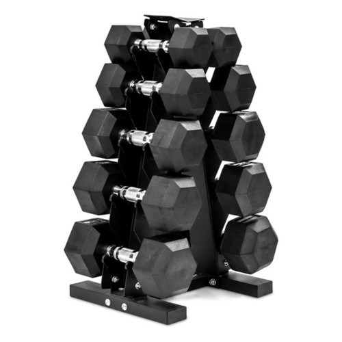 Tru Grit 200 lb. Dumbbell Set with Storage Rack - Primary Image
