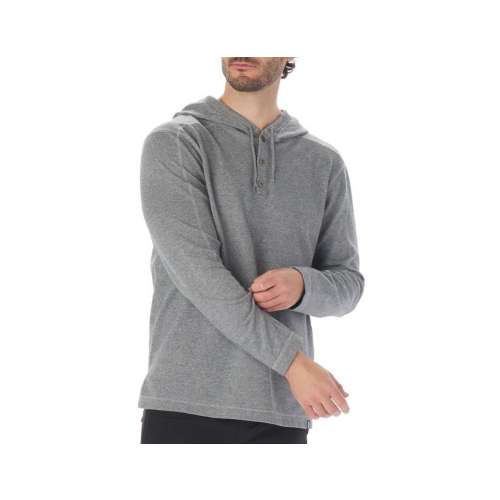 Men's Glyder Ace Sweater Long Sleeve Hooded Henley