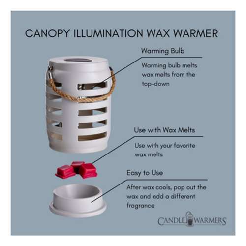 Candle Warmers Etc. Shutter Canopy Illumination Warmer
