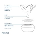 Airome Bloom Porcelain Passive Diffuser - Thumbnail 4 of 5