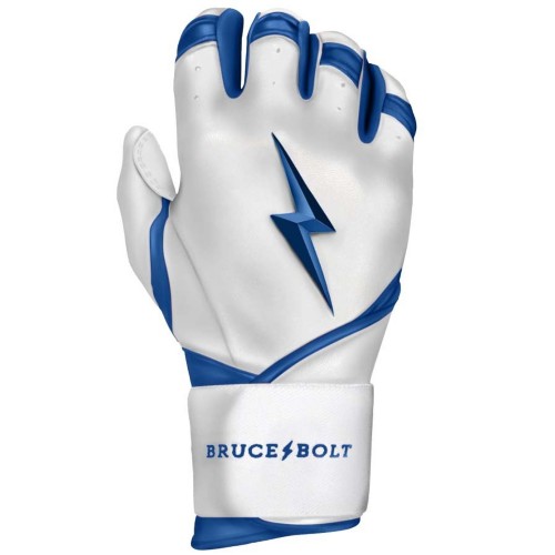 Adult Bruce Bolt Chrome Series Long Cuff Baseball Batting Gloves