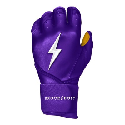 Adult Bruce Bolt Long Cuff Baseball Batting Gloves