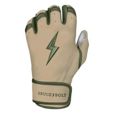 Bruce Bolt Men's Premium Pro Short Cuff Batting Gloves