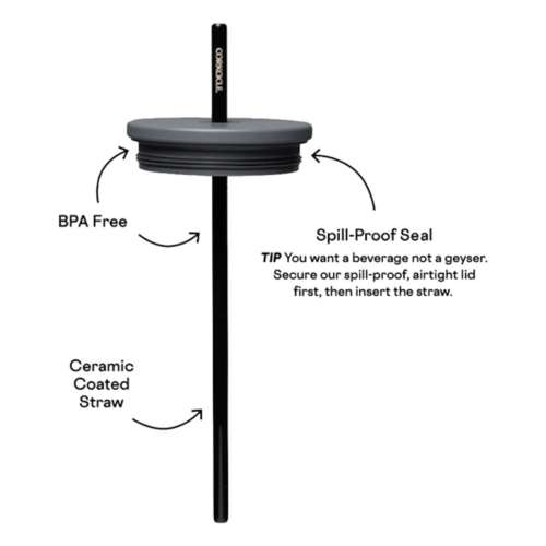 Corkcicle 30-Ounce Insulated Cup with Straw