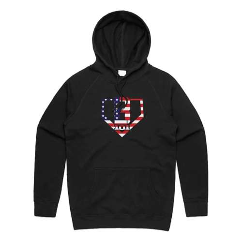 Men's Baseball Lifestyle USA Logo Hoodie