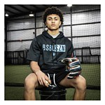 Men's Baseball Lifestyle 101 BSBL-SZN Sleeve Hoodie V2 Mock Neck Sweatshirt - Thumbnail 3 of 4