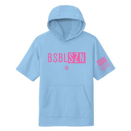 Short sleeve baseball hoodie deals