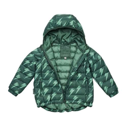 Kids' Snapper Rock Native Bolt 2 in 1 Hooded Mid Puffer Jacket