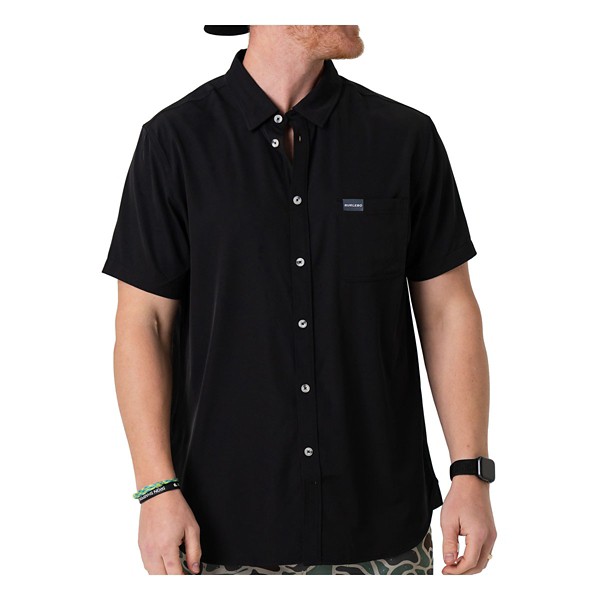 BURLEBO Men's  Performance Button Up Shirt