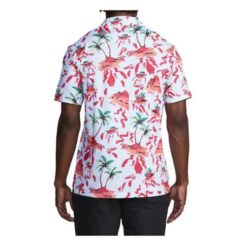 Men's Texas Rangers Tommy Bahama White Tropical Playing Field Button-Up  Shirt
