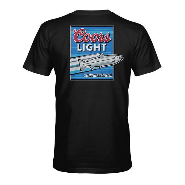 STLHD GEAR Men's STLHD STLHD X COORS Light Throwback T-Shirt