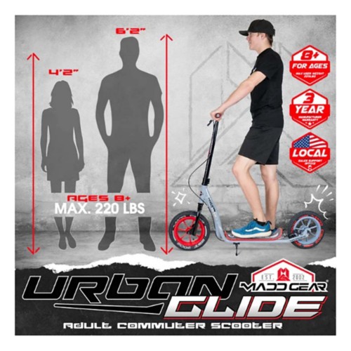 Madd Gear Urban Glide Commuter Scooter - Primary Image