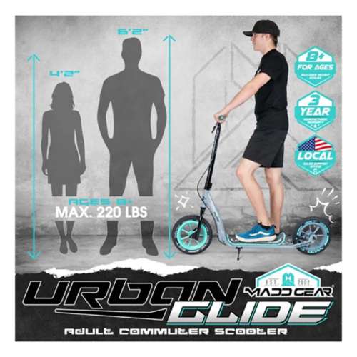 Madd Gear Urban Glide Commuter Scooters