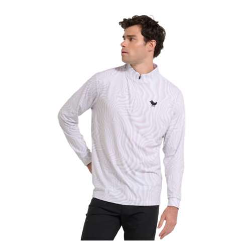 Men's Bad Birdie Yung Wavy Long Sleeve Golf 1/4 Zip