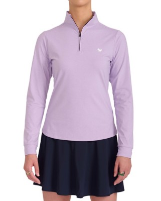 Women's Bad Birdie Solid Long Sleeve Golf 1/4 Zip