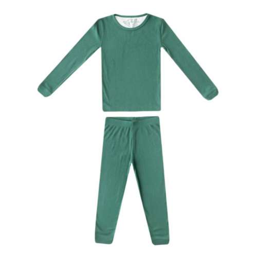 Toddler Copper Pearl Holiday Long Sleeve Shirt and Pants Pajama Set