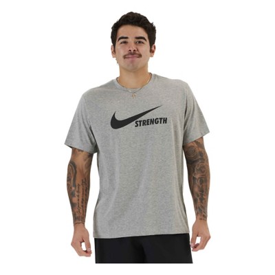 Men's cement Nike Strength Men’s Dri-FIT Tee Fitness T-Shirt