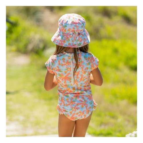 Girls' Snapper Rock Hawaiian Luau Sustainable Bucket Hat