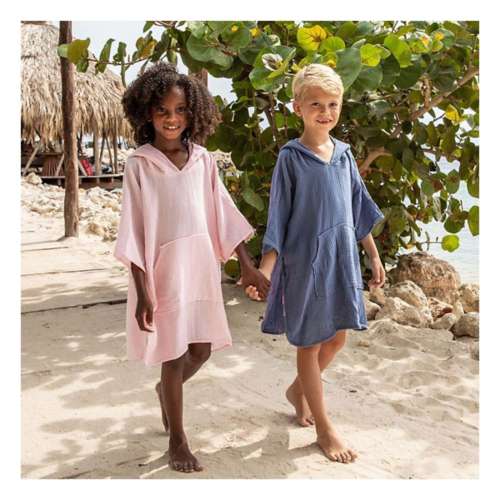 Girls' Snapper Rock Sunset Beach Poncho Hoodie Swim Cover Up