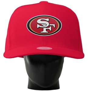 San Francisco 49ers NFL Big Logo Trapper Hat With Face Cover