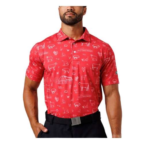 Men's Waggle Golf Old MacDonald Golf Polo