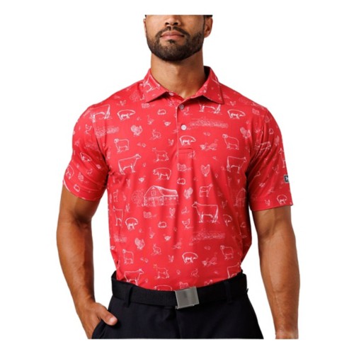 Men's Waggle Golf Old MacDonald Polo