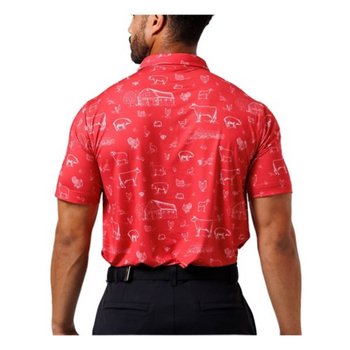 Men's Waggle Golf Old MacDonald Polo