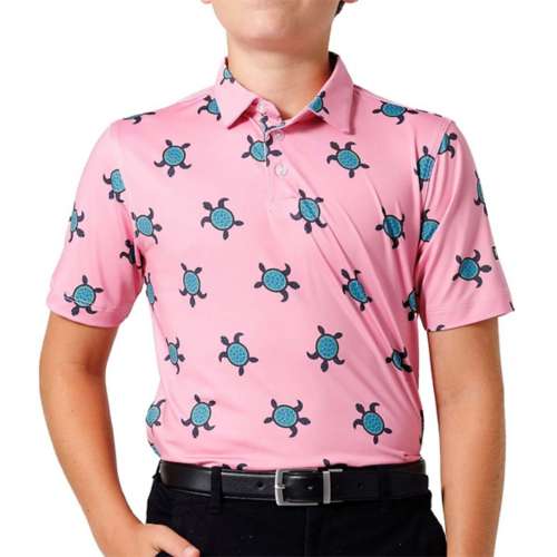 Boys' Waggle Golf Shirt Golf Polo