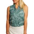 Women's Waggle Golf Lost In The Palms Sleeveless V-Neck Golf Polo