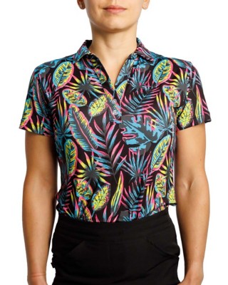 Women's Waggle Golf Party Cove Golf Polo