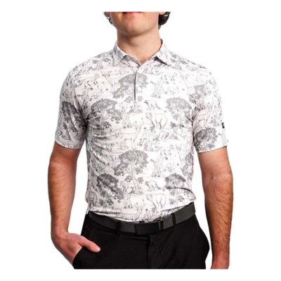 Men's Waggle Golf Woodlands Golf Polo