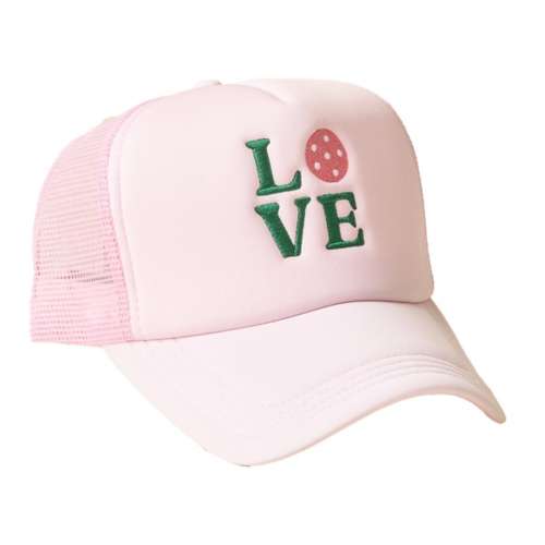Women's Darling Effect Love Pickleball Trucker Snapback Hat