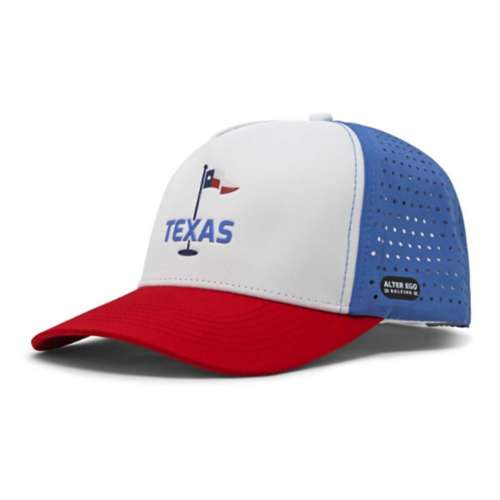 Men's Alter Ego Running Coaster Splash Texas Flag Snapback Hat