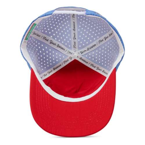 Men's Alter Ego Running Coaster Splash Texas Flag Snapback Hat