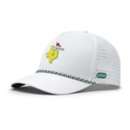 Men's Alter Ego Running Coaster Splash White/Green Texas Golf Snapback Hat