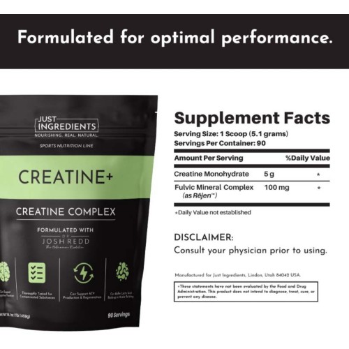 Just Ingredients Creatine+