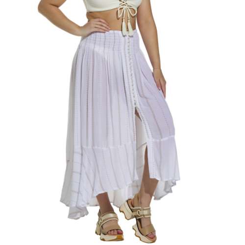 Women's Dotti Ruffle Asymetrical Skirt Swim Cover Up