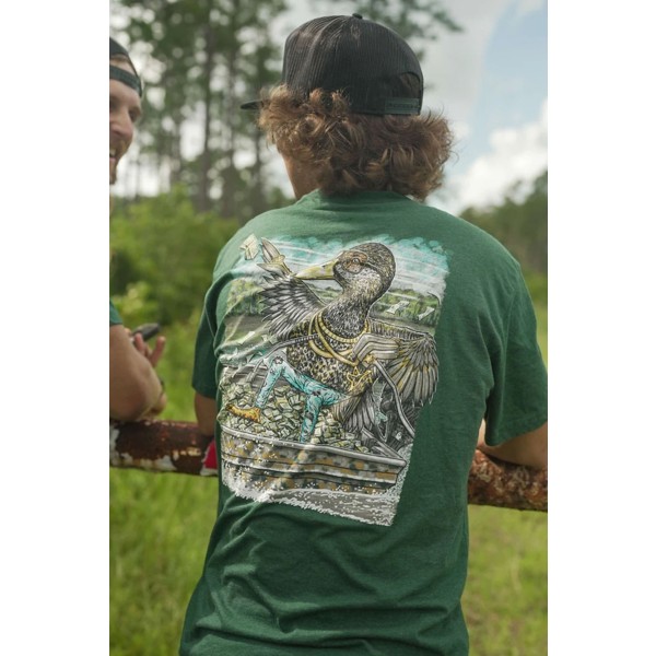 COMBAT WATERFOWL Men's  Paper Route T-Shirt
