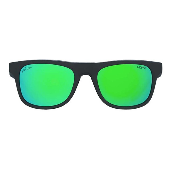 Men's Pit Viper The Bio Exec Highball Polarized Sunglasses Black/Green
