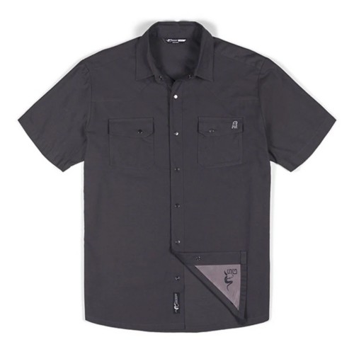 Men's Stone Glacier Breaks Snap Button Up Shirt