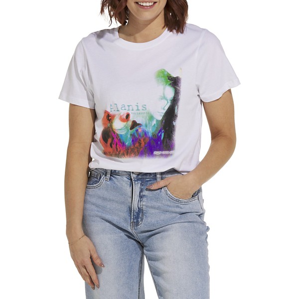 Women's Precision Apparel Alanis T-Shirt Large White