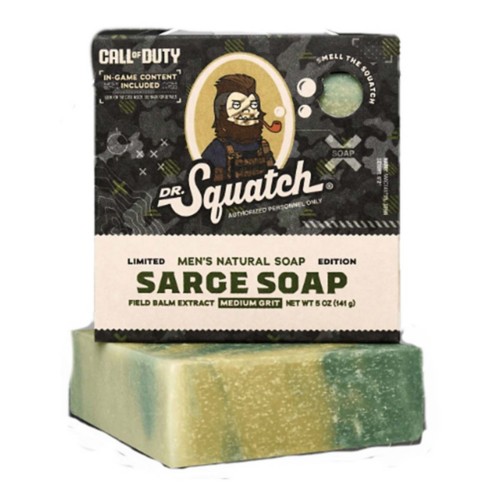 Dr. Squatch Ghost Grit Bar Soap