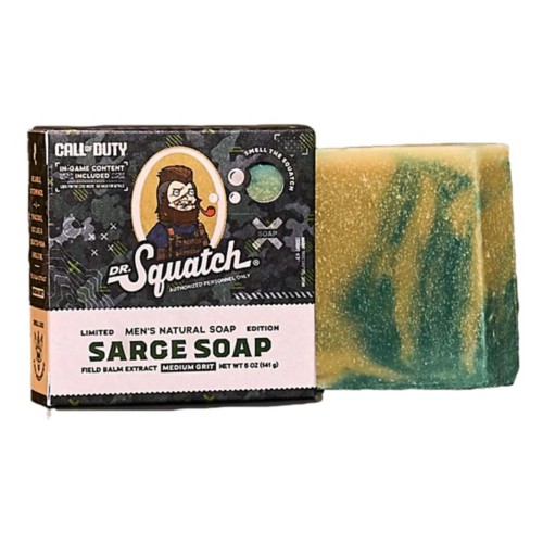 Dr. Squatch Ghost Grit Bar Soap